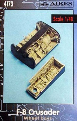 Aires 4173 F-8 CRUSADER wheel bay 1/48