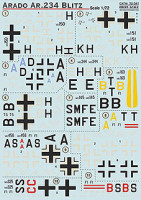Print Scale 72-341 Arado Ar.234 Blitz (wet decals) 1/72