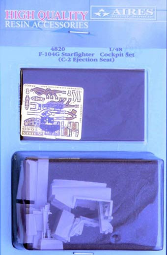 Aires 4820 F-104G Starfighter cockpit set (C-2 ej. seat) 1/48