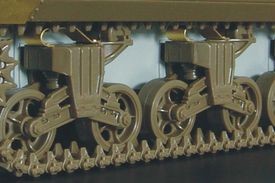 Hauler HLX48076 TRACK SKIDS for M4/M10 bogies 1/48