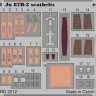 Eduard 32753 1/32 Фототравление привязные ремни Ju 87B-2 seatbelts