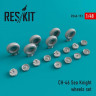 Reskit RS48-0193 CH-46 Sea Knight wheel set (ACAD) 1/48