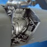 Metallic Details MDR48100 Mikoyan MiG-23 wheel bays (designed to be used with Trumpeter kits) 1/48