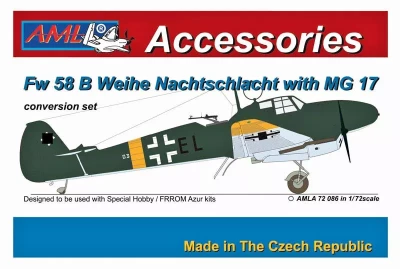 AML AMLA72086 Fw 58 B/C Nachtschlacht w/ MG 17 1/72