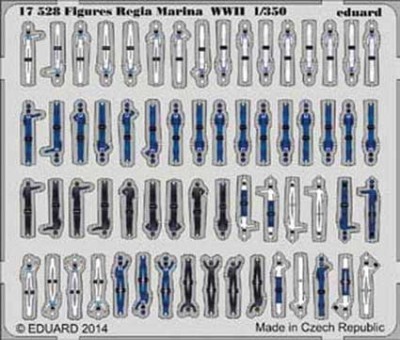 Eduard 17528 Figures Regia Marina WWII S.A. 1/350 3D