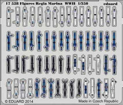 Eduard 17528 Figures Regia Marina WWII S.A. 1/350 3D