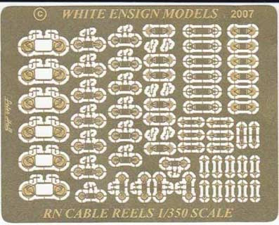 White Ensign Models PE 35104 RN CABLE REELS 1/350