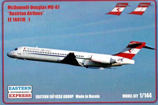 Восточный Экспресс 144110-1 Авиалайнер MD-87 Austrian 1/144