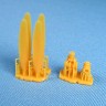 Metallic Details MDR48210 CH-400 Skyrocket, Vega 5B Propeller set (designed be used with Dora Wings kits) 1/48