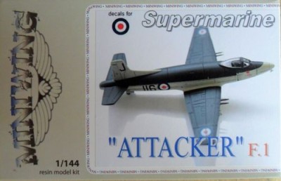 Miniwing MINI074 Supermarine Attacker F.1 1/144