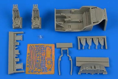Aires 4690 A-37B Dragonfly cockpit set (TRUMP) 1/48