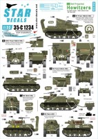 Star Decals 35-C1234 US Self Propelled Howitzers 75th-D-Day-Special 1/35