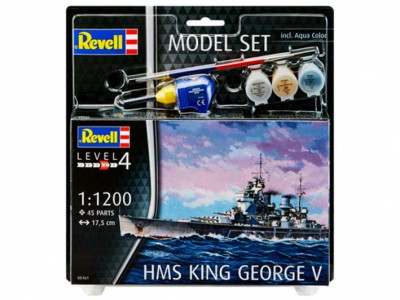 Revell 65161 Набор Линкор HMS King George V 1/1200