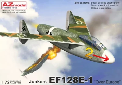 Az Model 78086 Junkers EF-128E-1 'Over Europe' (3x camo) 1/72