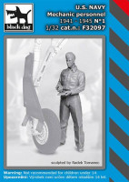 Black Dog F32097 US NAVY mechanic person.1941-45 No.1 (1 fig.) 1/32