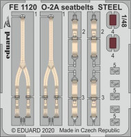 Eduard FE1120 1/48 O-2A seatbelts STEEL (ICM)