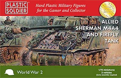 Plastic Soldier WW2V20015 1/72nd Sherman M4A4/Firefly