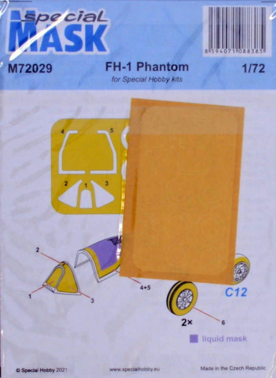 Special Hobby SM72029 Mask for FH-1 Phantom (SP.HOBBY) 1/72