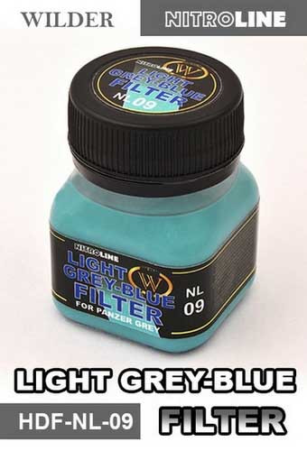 Wilder HDF-NL-09  LIGHT GREY-BLUE FILTER Фильтр серо-синий (Wilder) 50мл"