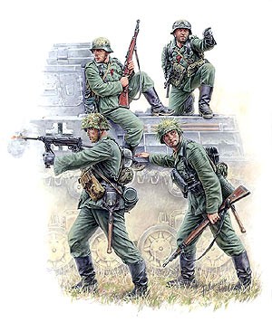Звезда 3582 Немецкие панцергренадеры 1/35