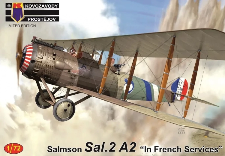 Kovozavody Prostejov 72333 Salmson Sal.2A2 in French Services (3x camo) 1/72