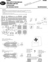 New Ware NWA-M0377 1/48 Mask Ju 87R-2/B-2 Stuka CLOSED CANOPY (AIRF)