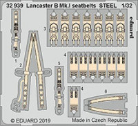 Eduard 32939 SET Lancaster B Mk.I seatbelts STEEL (HKM)