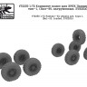 SG Modelling f72230 Комплект колес для ЗРПК Панцирь-С1, тип-1, (Бел-95, нагруженные, ZVEZDA) 1/72