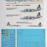 Foxbot Decals FBOT72056T Digital Rooks: Sukhoi Su-25 markings and stencils 1/72