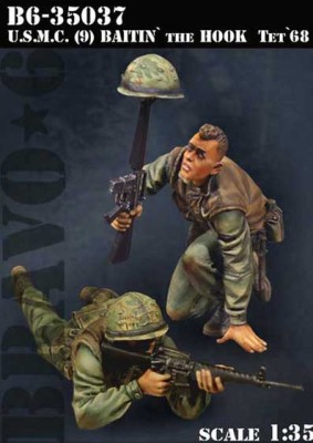 Bravo6 35037 USMC(9) Baitin` the Hook Tet`68 1/35