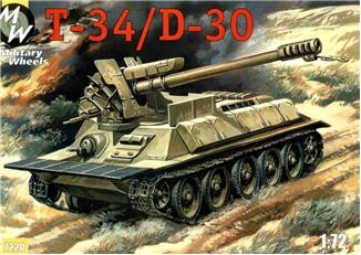 Military Wheels MW7220 T-34/D-30