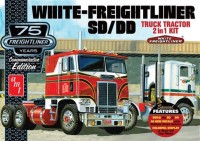 AMT 1046 White Freightliner 2-IN-1 SC/DD Cabover Tractor (75th Anniversary) 1/25
