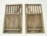 Plus model 432 Wooden gate - straight 1:35