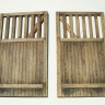 Plus model 432 Wooden gate - straight 1:35