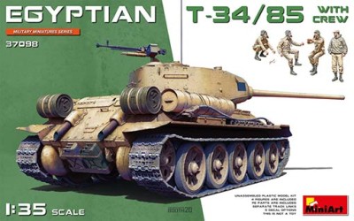 Miniart 37098 1/35 Egyptian T-34/85 with Crew