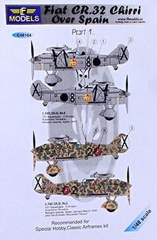 Lf Model C48164 Decals Fiat CR.32 Chirri over Spain Pt.1 1/48
