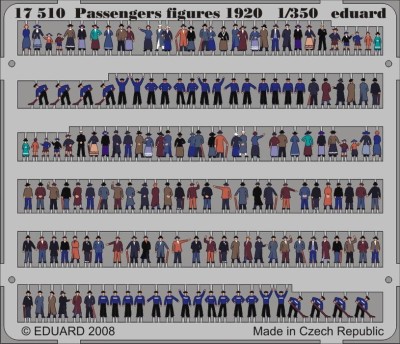 Eduard 17510 Passengers Figures 1920 1/350
