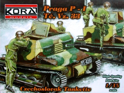 Kora Model A3508 Praga P-I Czechoslovak Tankette Vz.33 1/35