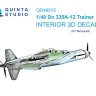 Quinta studio QD48515 Do 335A-12 Trainer (Tamiya) 3D Декаль интерьера 1/48