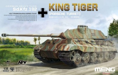 Meng Model TS-037 King Tiger Porsche Turret 1/35