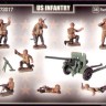 Mars MAR72017 U.S. Infantry (WWII) WWII with 37mm gun 1/72