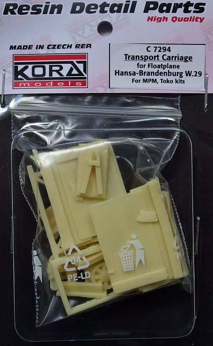 Kora Model C7294 Transport Carriage for H.Brandenburg W.29 1/72