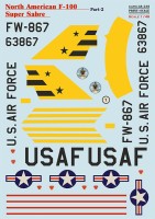 Print Scale 48238 North-American F-100 Super Sabre. Part 2 1/48