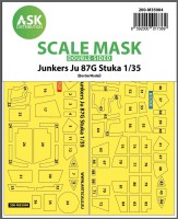 Art Scale 200-M35004 Junkers Ju-87G 'Stuka' canopy frame paint masks (inside & outside) 1/35