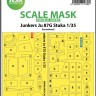 Art Scale 200-M35004 Junkers Ju-87G 'Stuka' canopy frame paint masks (inside & outside) 1/35