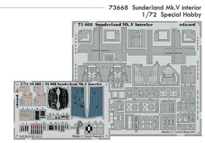 Eduard 73668 SET Sunderland Mk.V interior (SPEC.HOB.)