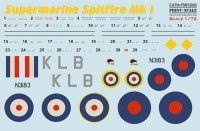 Print Scale PSM72003 Supermarine Spitfire Mk. I 1/72