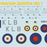 Print Scale PSM72003 Supermarine Spitfire Mk. I 1/72