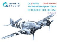 Quinta Studio QDS-48556 Bristol Beaufighter TF.Mk.X (Tamiya) (малая версия) 3D Декаль интерьера кабины 1/48