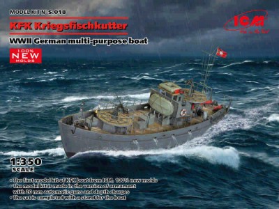 ICM S35018 KFK Kriegsfischkutter German boat WWII 1/350